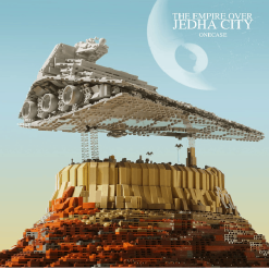 Mould King 21007 Star Wars Imperial Star Destroyer Over Jedha 18916 UCS 5162Pcs Building Blocks Kids Toy Mould King 21007 Star Wars Imperial Star Destroyer Over Jedha 18916 UCS Building Blocks