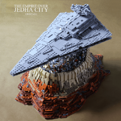 Mould King 21007 Star Wars Imperial Star Destroyer Over Jedha 18916 UCS 5162Pcs Building Blocks Kids Toy Mould King 21007 Star Wars Imperial Star Destroyer Over Jedha 18916 UCS Building Blocks