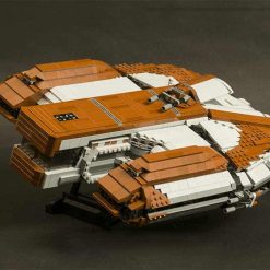 Star Wars Mandalorian Ebon Hawk MOC-16083 Dynamic Freighter Ship Knights Old Republic 3173Pcs Building Blocks Kids Toys Star Wars Mandalorian Ebon Hawk MOC-16083 Dynamic Freighter Ship Knights Old Republic 3173Pcs Building Blocks Kids Toys - Image 2