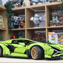 Lamborghini Sian FKP 37 Super Race Hyper Car 42115 Technic 3716Pcs Building Blocks Kids Toy 81996 S7803 KJ003 Lamborghini Sian FKP 37 Super Race Hyper Car 42115 Technic 3716Pcs Building Blocks Kids Toy 81996 S7803 KJ003 - Image 2