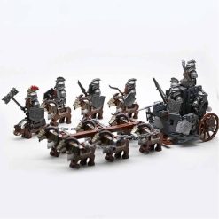 Lord Of The Rings Hobbit Dwarf Battle Chariot Army 18 Brick Figures Kids Toy Gift Lord of the Rings Hobbit Dwarf Battle Chariot Minifigures