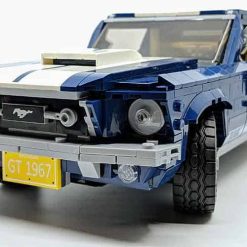 1967 Ford Mustang GT 10265 Technic Super Race Car Creator 1684Pcs Building Blocks Bricks Kids Toy 21047  - Image 3