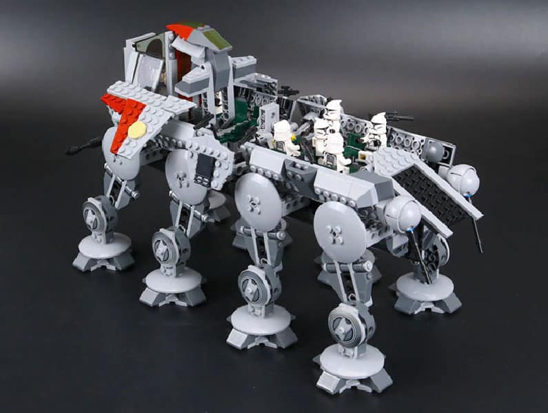 Brick Star Wars Republic Dropship With AT-OT Walker – 1758 Piece Building Set