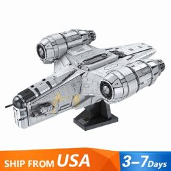 Mould King Star Wars Mandalorian Razor Crest 21023 75292 Building Blocks MOC Toys