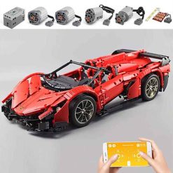 Mould King Technic Lamborghini Veneno Roadster Super Race Car 13079