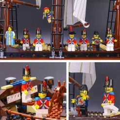 Pirates Of The Caribbean Imperial Flag Ship 10210 HMS Interceptor 1664Pcs Building Blocks Bricks Kids Toy 22001 19003 18007 19022 Pirates Of The Caribbean Imperial Flag Ship 10210 HMS Interceptor 1664Pcs Building Blocks Bricks Kids Toy 22001 19003 18007 19022 - Image 6