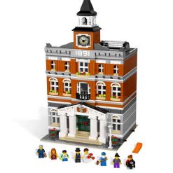 15003 Town Hall City 10224 Street View Ideas Creator Expert Series Building Blocks Kids Toy