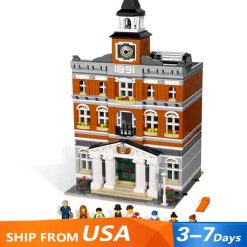 15003 Town Hall City 10224 Street View Ideas Creator Expert Series Building Blocks Kids Toy
