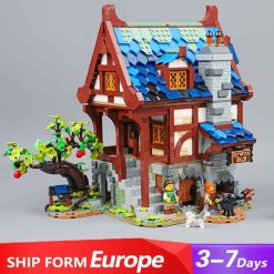 99909 Medieval Blacksmith 21325 Ideas Creator Expert Street View Series building blocks kids toys