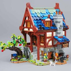 99909 Medieval Blacksmith 21325 Ideas Creator Expert Street View Series building blocks kids toys