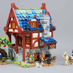 Medieval Blacksmith 21325 Ideas Creator Expert Street View Series 2170Pcs Building Blocks Kids Toy 99909 Medieval Blacksmith 21325 Ideas Creator Expert Street View Series 2170Pcs Building Blocks Kids Toy 99909 - Image 2