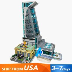 Marvel Avengers stark tower 76166 55120 Building blocks kids toy