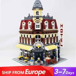 corner cafe 10182 15002 Creator street view modular building blocks kids toy