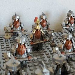 Lord Of The Rings Hobbit Dwarf Army Battalion 71 Brick Figures Dain Ironfoot 10 Free Hog Kids Toy Gift Lord Of The Rings Hobbit Dwarf Army Battalion 71 Brick Figures Dain Ironfoot 10 Free Hog Kids Toy Gift - Image 6