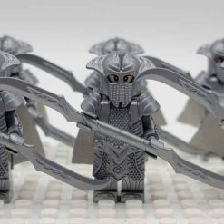 Lord Of The Rings Hobbit Mirkwood Elven Guard Double Blade Infantry Army 22 Brick Figures King Thranduil Free Horse Kids Toy Gift Lord Of The Rings Hobbit Mirkwood Elven Guard Double Blade Infantry Army 22 Brick Figures King Thranduil Free Horse Kids Toy Gift - Image 5