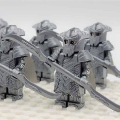 Lord Of The Rings Hobbit Mirkwood Elven Guard Double Blade Infantry Army 22 Brick Figures King Thranduil Free Horse Kids Toy Gift Lord Of The Rings Hobbit Mirkwood Elven Guard Double Blade Infantry Army 22 Brick Figures King Thranduil Free Horse Kids Toy Gift - Image 6