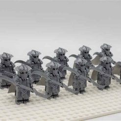 Lord Of The Rings Hobbit Mirkwood Elven Guard Double Blade Infantry Army 22 Brick Figures King Thranduil Free Horse Kids Toy Gift Lord Of The Rings Hobbit Mirkwood Elven Guard Double Blade Infantry Army 22 Brick Figures King Thranduil Free Horse Kids Toy Gift - Image 2