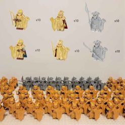 Lord Of The Rings Hobbit Mirkwood Elves Army Battalion 82 Brick Figures King Thranduil Free Horse Kids Toy Gift Lord Of The Rings Hobbit Mirkwood Elves Army Battalion 82 Brick Figures King Thranduil Free Horse Kids Toy Gift - Image 2