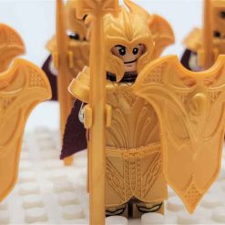 Lord Of The Rings Hobbit Mirkwood Elves Heavy Spear Army 22 Brick Figures King Thranduil Free Horse Kids Toy Gift Lord Of The Rings Hobbit Mirkwood Elves Heavy Spear Army 22 Brick Figures King Thranduil Free Horse Kids Toy Gift - Image 5