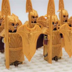 Lord Of The Rings Hobbit Mirkwood Elves Heavy Spear Army 22 Brick Figures King Thranduil Free Horse Kids Toy Gift Lord Of The Rings Hobbit Mirkwood Elves Heavy Spear Army 22 Brick Figures King Thranduil Free Horse Kids Toy Gift - Image 3