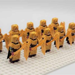 Lord Of The Rings Hobbit Mirkwood Elves Light Sword Infantry Army 22 Brick Figures King Thranduil Free Horse Kids Toy Gift Lord Of The Rings Hobbit Mirkwood Elves Light Sword Infantry Army 22 Brick Figures King Thranduil Free Horse Kids Toy Gift - Image 2
