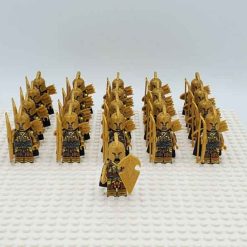 Lord Of The Rings Hobbit Elf Archer Infantry Army 22 Brick Figures Free Horse Kids Toy Gift - Image 3