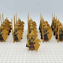 Lord Of The Rings Hobbit Elf Spear Infantry Army 22 Brick Figures Free Horse Kids Toy Gift Lord Of The Rings Hobbit Elf Spear Infantry Army 22 Brick Figures Free Horse Kids Toy Gift - Image 3