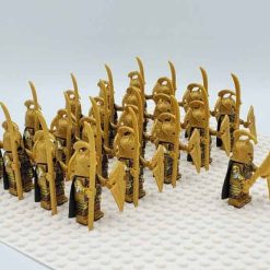 Lord Of The Rings Hobbit Elf Spear Infantry Army 22 Brick Figures Free Horse Kids Toy Gift Lord Of The Rings Hobbit Elf Spear Infantry Army 22 Brick Figures Free Horse Kids Toy Gift - Image 2
