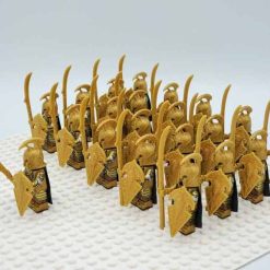 Lord Of The Rings Hobbit Elf Spear Infantry Army 22 Brick Figures Free Horse Kids Toy Gift Lord Of The Rings Hobbit Elf Spear Infantry Army 22 Brick Figures Free Horse Kids Toy Gift - Image 4