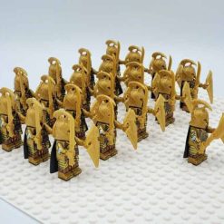 Lord Of The Rings Hobbit Elf Sword Infantry Army 22 Brick Figures Free Horse Kids Toy Gift - Image 2