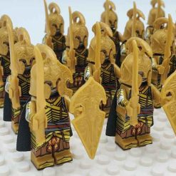 Lord Of The Rings Hobbit Elf Sword Infantry Army 22 Brick Figures Free Horse Kids Toy Gift - Image 3