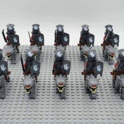 Lord Of The Rings Hobbit Wolves of Isengard Uruk Hai Orc Army 20 Brick Figures Kids Toy Gift Lord Of The Rings Hobbit Wolves of Isengard Uruk Hai Orc Army 20 Brick Figures Kids Toy Gift - Image 3