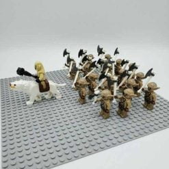 Lord Of The Rings Hobbit Azrogs Goblin Uruk Hai Orc Army 22 Brick Figures Free Warg Kids Toy Gift Lord Of The Rings Hobbit Azrogs Goblin Uruk Hai Orc Army 22 Brick Figures Free Warg Kids Toy Gift - Image 2