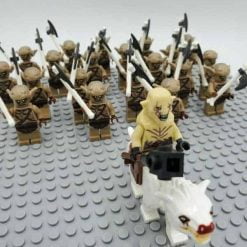 Lord Of The Rings Hobbit Azrogs Goblin Uruk Hai Orc Army 22 Brick Figures Free Warg Kids Toy Gift Lord Of The Rings Hobbit Azrogs Goblin Uruk Hai Orc Army 22 Brick Figures Free Warg Kids Toy Gift - Image 4