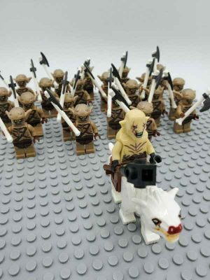 Lord Of The Rings Hobbit Azrogs Goblin Uruk Hai Orc Army 22 Brick ...