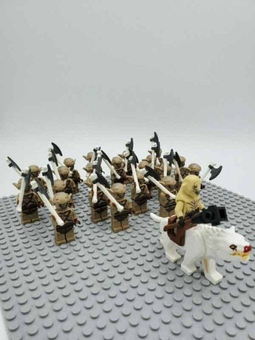 Lord Of The Rings Hobbit Azrogs Goblin Uruk Hai Orc Army 22 Brick ...