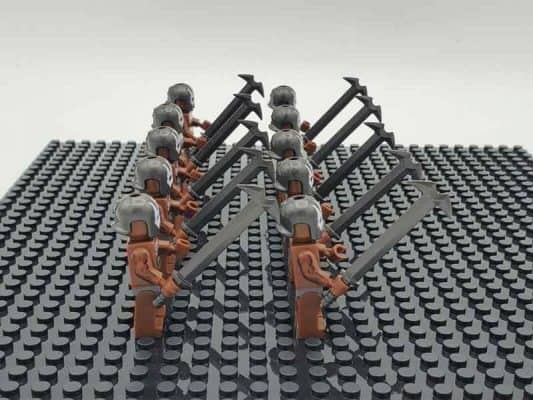 Lord Of The Rings Hobbit Uruk Hai Berserker Orc Army 22 Brick Figures ...