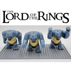 minifigures lord of the rings the hobbit Uruk Hai cave troll army kids toys