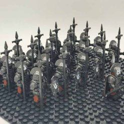 Lord Of The Rings Hobbit Uruk Hai Heavy Pike Orc Army 22 Brick Figures Free Warg Kids Toy Gift Lord Of The Rings Hobbit Uruk Hai Heavy Pike Orc Army 22 Brick Figures Free Warg Kids Toy Gift - Image 2