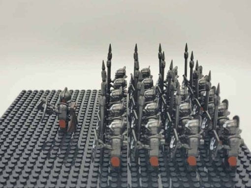Lord Of The Rings Hobbit Uruk Hai Heavy Pike Orc Army 22 Brick Figures ...