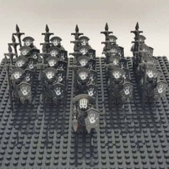 Lord Of The Rings Hobbit Uruk Hai Heavy Pike Orc Army 22 Brick Figures Free Warg Kids Toy Gift Lord Of The Rings Hobbit Uruk Hai Heavy Pike Orc Army 22 Brick Figures Free Warg Kids Toy Gift - Image 3