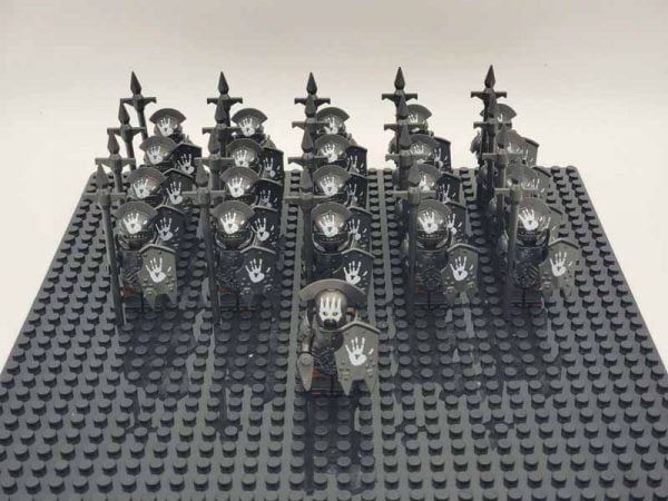 Lord Of The Rings Hobbit Uruk Hai Heavy Pike Orc Army 22 Brick Figures ...