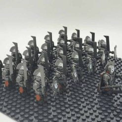 Lord Of The Rings Hobbit Uruk Hai Heavy Sword Orc Army 22 Brick Figures Free Warg Kids Toy Gift Lord Of The Rings Hobbit Uruk Hai Heavy Sword Orc Army 22 Brick Figures Free Warg Kids Toy Gift - Image 2