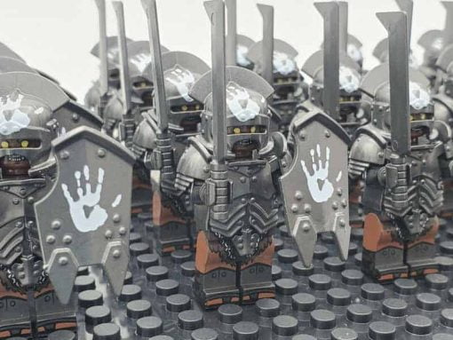 Lord Of The Rings Hobbit Uruk Hai Heavy Sword Orc Army 22 Brick Figures ...