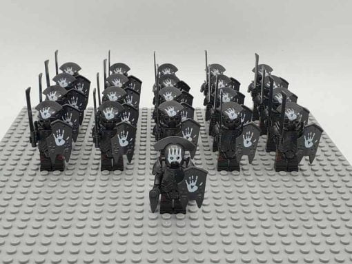 Lord Of The Rings Hobbit Uruk Hai Heavy Sword Orc Army 22 Brick Figures ...