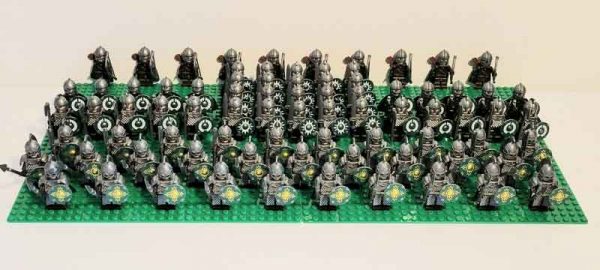 Lord Of The Rings Hobbit Rohan Royal Army Battalion 82 Brick Figures ...