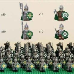 Lord Of The Rings Hobbit Rohan Royal Army Battalion 82 Brick Figures King Theoden Free Horse Kids Toy Gift Lord Of The Rings Hobbit Rohan Royal Army Battalion 82 Brick Figures King Theoden Free Horse Kids Toy Gift - Image 2
