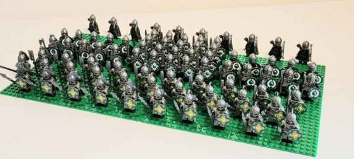 Lord Of The Rings Hobbit Rohan Royal Army Battalion 82 Brick Figures ...