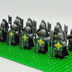 Lord Of The Rings Hobbit Rohan Kings Guard Axe Army 22 Brick Figures King Theoden Free Horse Kids Toy Gift Lord Of The Rings Hobbit Rohan Kings Guard Axe Army 22 Brick Figures King Theoden Free Horse Kids Toy Gift - Image 3