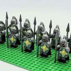 Lord Of The Rings Hobbit Rohan Kings Guard Spear Army 22 Brick Figures King Theoden Free Horse Kids Toy Gift Lord Of The Rings Hobbit Rohan Kings Guard Spear Army 22 Brick Figures King Theoden Free Horse Kids Toy Gift - Image 4
